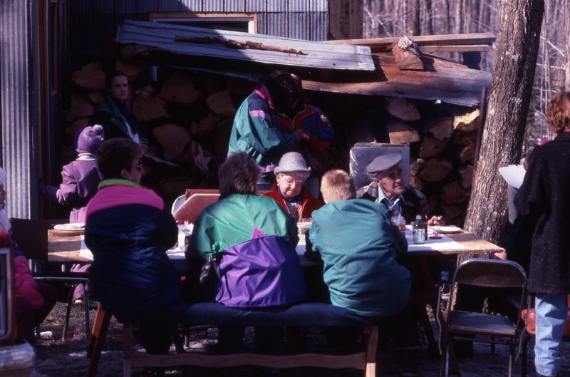 Récolte de l’eau d’érable, années 1990