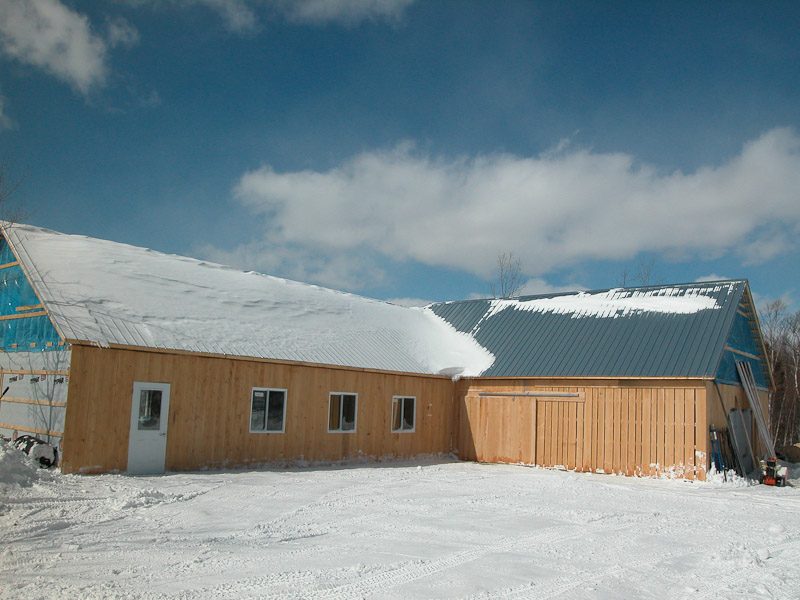 Construction de la cabane publique, 2004–2005